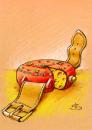 Cartoon: swiss made (small) by Liviu tagged watch,chesse,swiss,