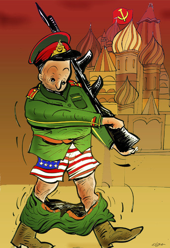 Cartoon: banner (medium) by oguzgurel tagged humor