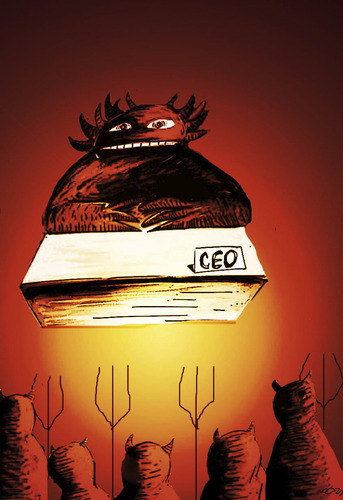 Cartoon: ceo (medium) by oguzgurel tagged humor