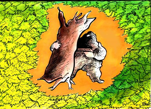 Cartoon: ecology (medium) by oguzgurel tagged humor