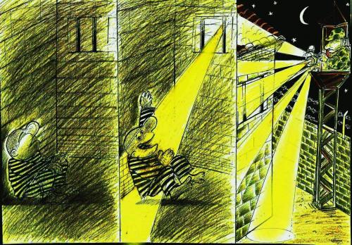 Cartoon: light (medium) by oguzgurel tagged humor