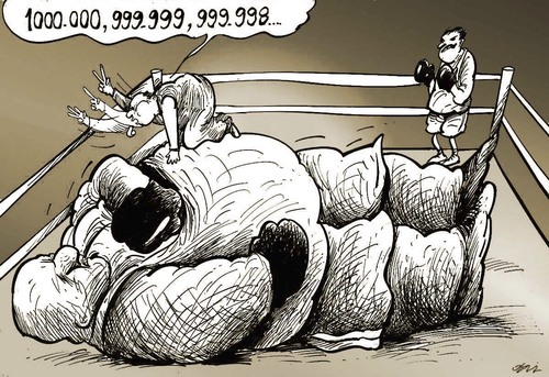 Cartoon: loser (medium) by oguzgurel tagged humor