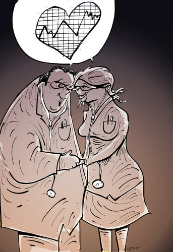 Cartoon: love (medium) by oguzgurel tagged humor