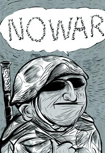 Cartoon: war (medium) by oguzgurel tagged humor
