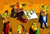 Cartoon: clown (small) by oguzgurel tagged humor