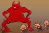Cartoon: devil (small) by oguzgurel tagged humor