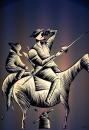 Cartoon: donquichotte (small) by oguzgurel tagged humor