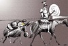 Cartoon: donquichotte (small) by oguzgurel tagged humor