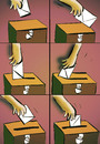 Cartoon: election (small) by oguzgurel tagged humor