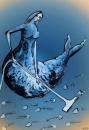Cartoon: fish (small) by oguzgurel tagged humor,