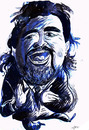 Cartoon: maradona (small) by oguzgurel tagged humor