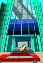 Cartoon: skyscraper (small) by oguzgurel tagged humor,