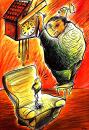 Cartoon: time (small) by oguzgurel tagged humor