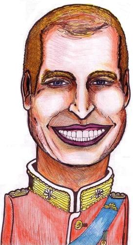 Cartoon: Prince William (medium) by artistocrat tagged royal,british,prince,william,crown,england