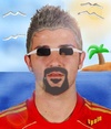 Cartoon: David Villa (small) by -deniz- tagged egedeniz