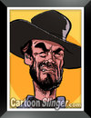 Cartoon: Clint Eastwood Caricature (small) by domarn tagged clint eastwood caricature cartoon celebrity famous people