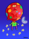 Cartoon: Balloon Head (small) by dbaldinger tagged balloon,fantasy