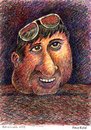 Cartoon: Firuz Kutal (small) by dbaldinger tagged firuz,kutal,caricature,portrait