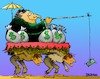 Cartoon: Rich  Poor (small) by dbaldinger tagged capitalist,money,poverty,wealthy,wage,slave