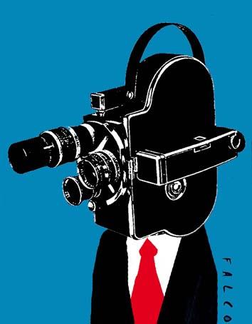 cameraman By alexfalcocartoons | Media & Culture Cartoon | TOONPOOL