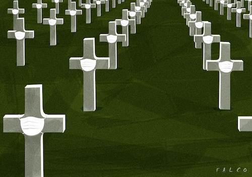 Cartoon: Cemetery (medium) by alexfalcocartoons tagged cemetery