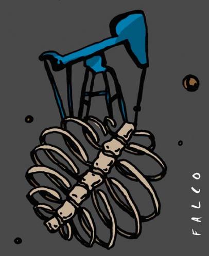 Cartoon: earthbones (medium) by alexfalcocartoons tagged earthbones