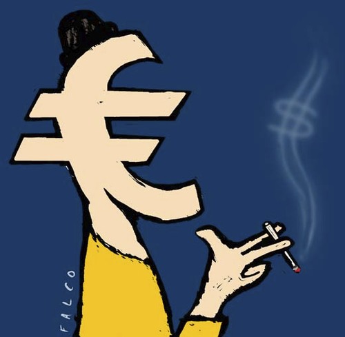 Cartoon: eurosmoke (medium) by alexfalcocartoons tagged eurosmoke