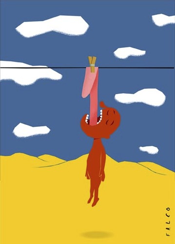 Cartoon: hanged (medium) by alexfalcocartoons tagged hanged
