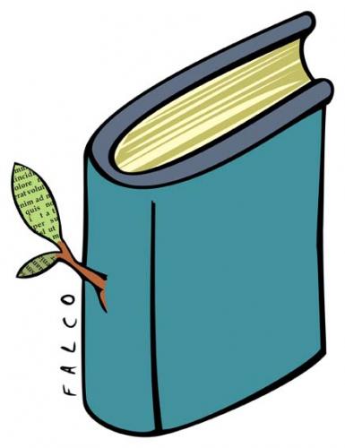 Cartoon: leaf (medium) by alexfalcocartoons tagged leaf