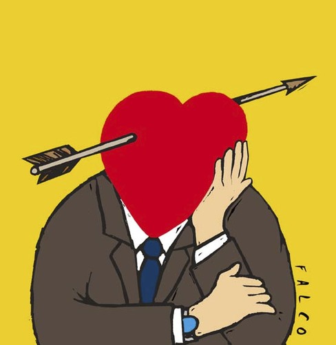 Cartoon: lover (medium) by alexfalcocartoons tagged lover