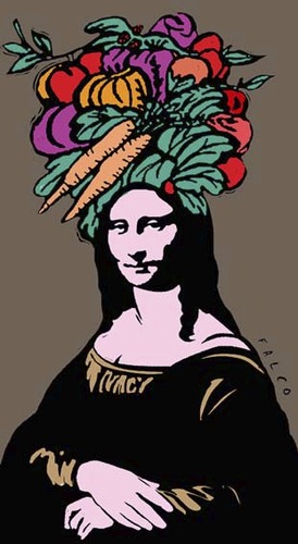 Cartoon: MonaLisa (medium) by alexfalcocartoons tagged monalisa