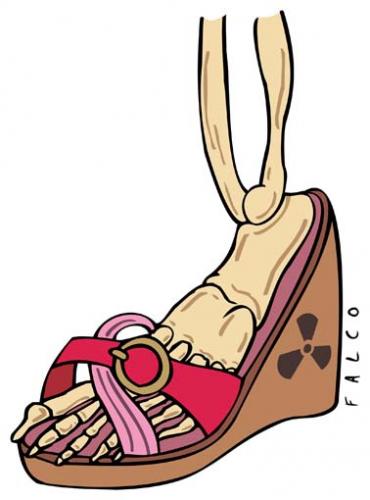 Cartoon: mortalshoe (medium) by alexfalcocartoons tagged mortalshoe