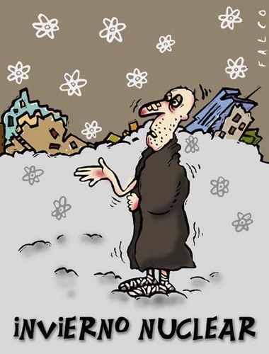 Cartoon: nuclearwinter (medium) by alexfalcocartoons tagged nuclearwinter