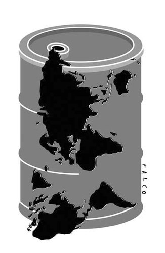 Cartoon: oilworld (medium) by alexfalcocartoons tagged oilworld
