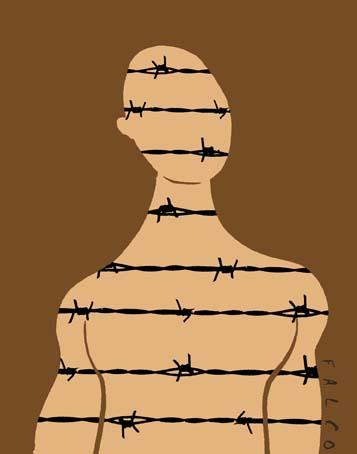 Cartoon: prision (medium) by alexfalcocartoons tagged prision