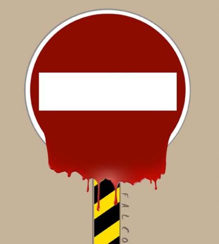 Cartoon: signal (medium) by alexfalcocartoons tagged signal