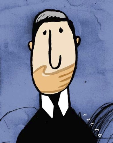 Cartoon: silence (medium) by alexfalcocartoons tagged silence