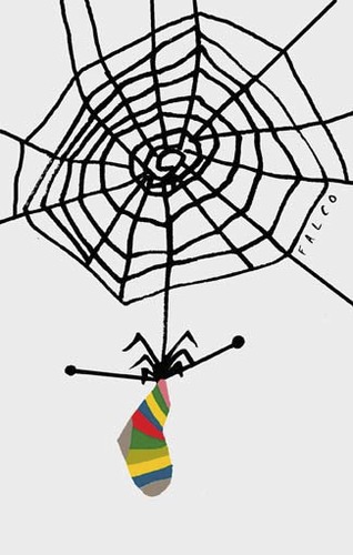 Cartoon: spider (medium) by alexfalcocartoons tagged spider