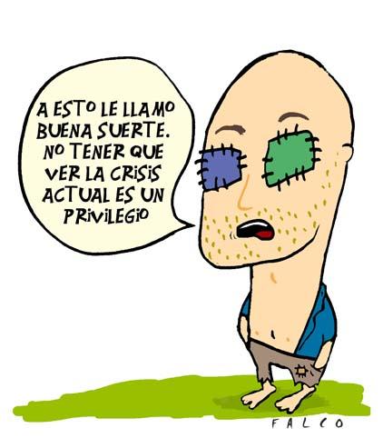 Cartoon: suerte (medium) by alexfalcocartoons tagged suerte