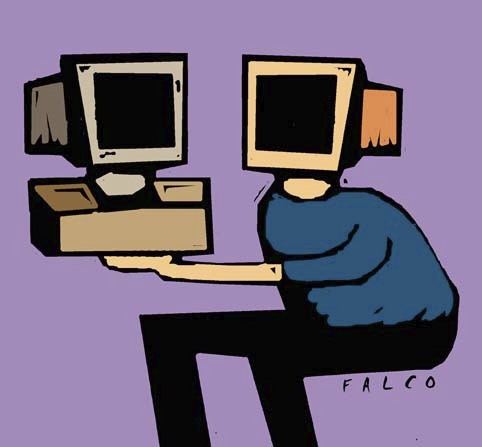 Cartoon: techs (medium) by alexfalcocartoons tagged techs