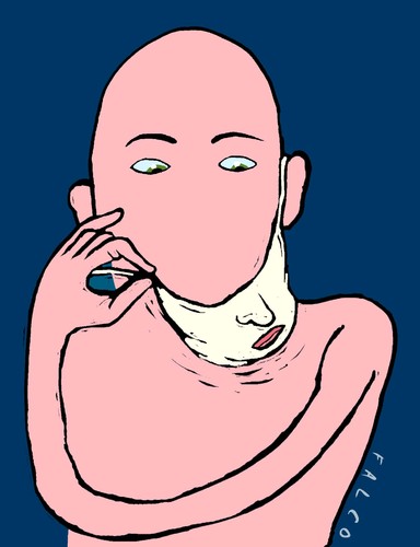 Cartoon: virus (medium) by alexfalcocartoons tagged virus