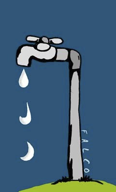 Cartoon: watermoon (medium) by alexfalcocartoons tagged watermoon