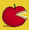 Cartoon: applemouth (small) by alexfalcocartoons tagged applemouth