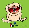 Cartoon: babylego (small) by alexfalcocartoons tagged babylego