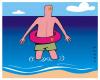 Cartoon: beache (small) by alexfalcocartoons tagged beache