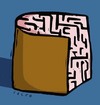 Cartoon: bookmaze (small) by alexfalcocartoons tagged bookmaze