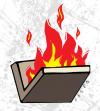 Cartoon: burning (small) by alexfalcocartoons tagged burning