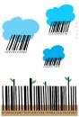 Cartoon: cloudscodebars (small) by alexfalcocartoons tagged cloudscodebars