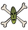 Cartoon: cucumberskull (small) by alexfalcocartoons tagged cucumberskull
