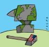 Cartoon: hammerandanvil (small) by alexfalcocartoons tagged hammerandanvil